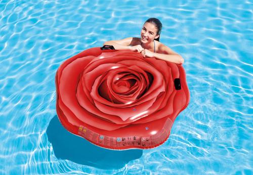 intex Red Rose Inflatable Float Mat