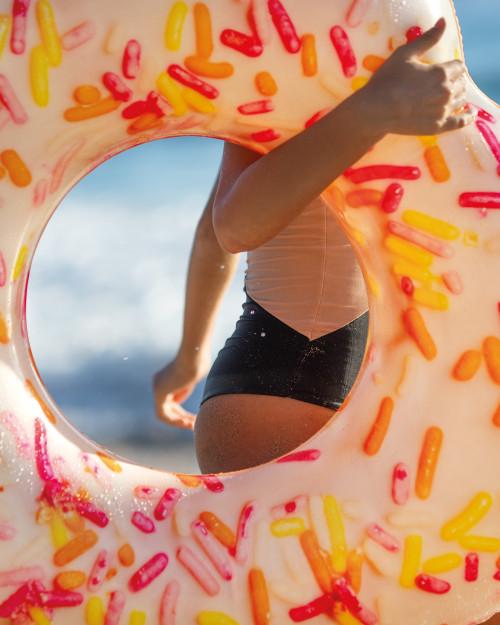Intex Sprinkle Donut Heart Inflatable Tube
