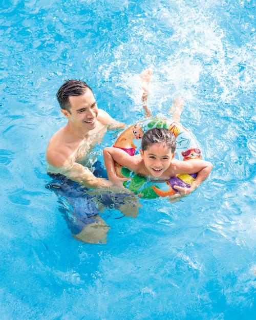 Intex Transparent Inflatable Swim Rings - Assortment