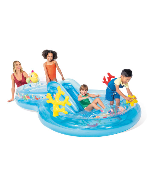 intex Under The Sea Inflatable Play Center w/ Slide