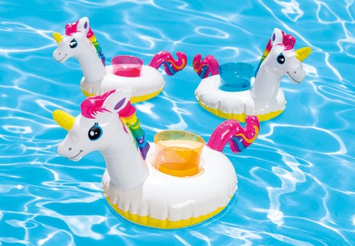 intex Unicorn Inflatable Drink Floaties - 3 Pack