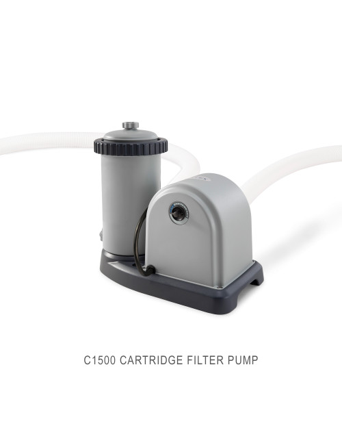 intex Krystal Clear™ Cartridge Filter Pump - 1 500 GPH