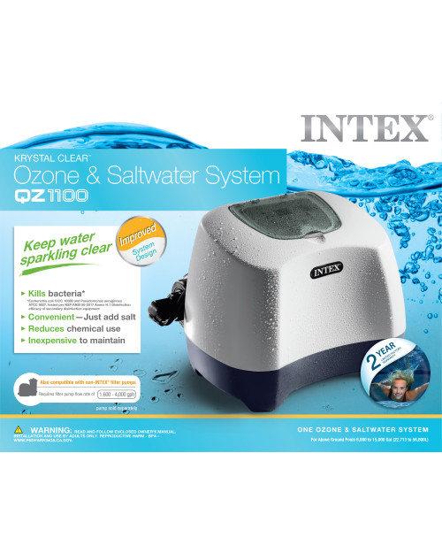 Intex Krystal Clear™ Ozone & Saltwater Pool Chlorine System - 15 000 Gal