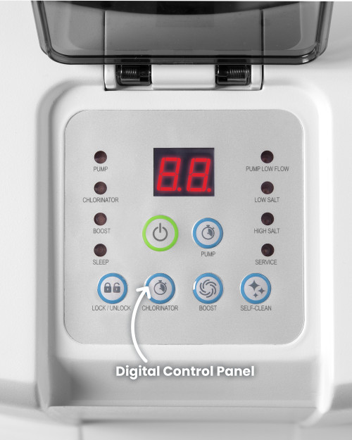 Intex Krystal Clear™ Sand Filter Pump & Saltwater Pool Chlorine System - 15 000 Gal