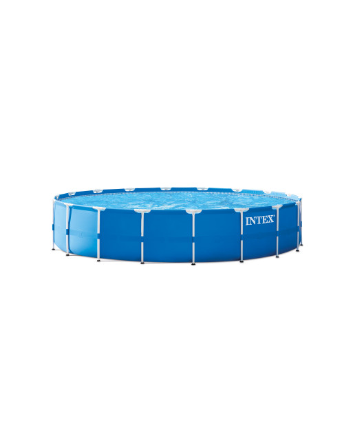 intex Metal Frame 18' x 48'' Above Ground Pool w/ Filter Pump