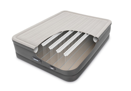 Intex PremAire® Dream Support Air Mattress 18" Queen W/ Built-In Electric Pump