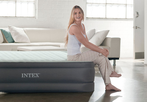 Intex PremAire® I Air Mattress 18" Twin W/ Built-In Electric Pump