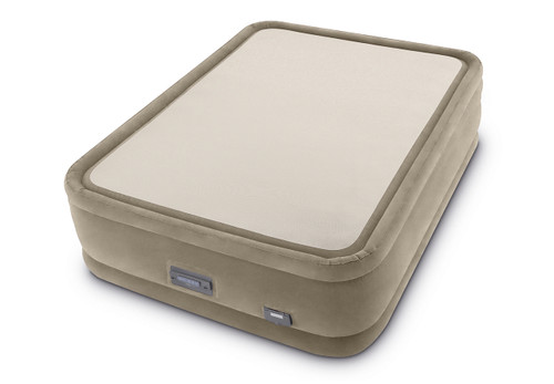 Intex PremAire® Thermalux Air Mattress 20" Queen W/ Built-In Electric Pump