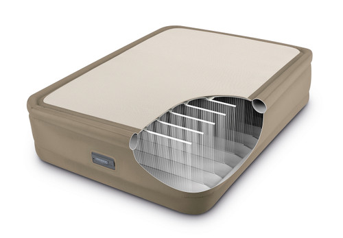 Intex PremAire® Thermalux Air Mattress 20" Queen W/ Built-In Electric Pump