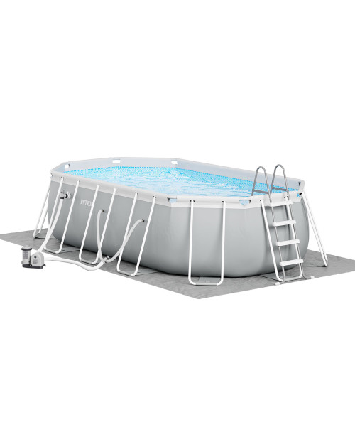Intex Prism Frame™ 16'6" X 9' X 48" Oval Above Ground Pool Set