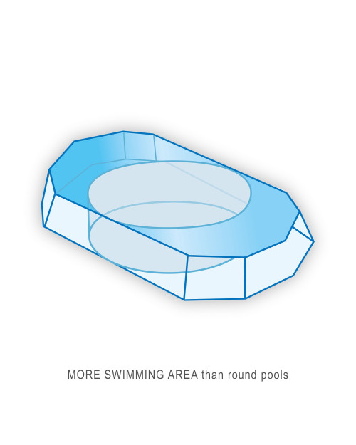 Intex Prism Frame™ 16'6" X 9' X 48" Oval Above Ground Pool Set