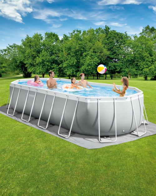 Intex Prism Frame™ 20' X 10' X 48" Oval Above Ground Pool Set