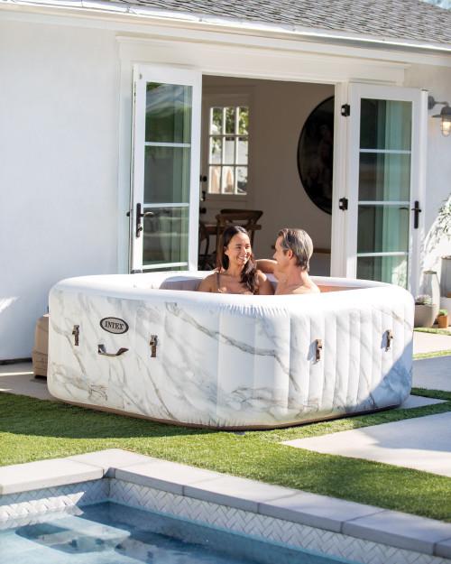 Intex PureSpa™ Calacatta Jet And Bubble Deluxe Set - 4 Person