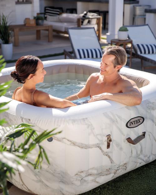 Intex PureSpa™ Calacatta Jet And Bubble Deluxe Set - 4 Person