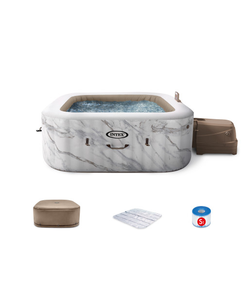Intex PureSpa™ Calacatta Jet And Bubble Deluxe Set - 4 Person