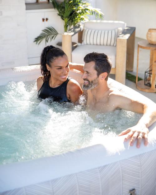 Intex PureSpa™ Chevron Deluxe Inflatable Hot Tub Set - 4 Person