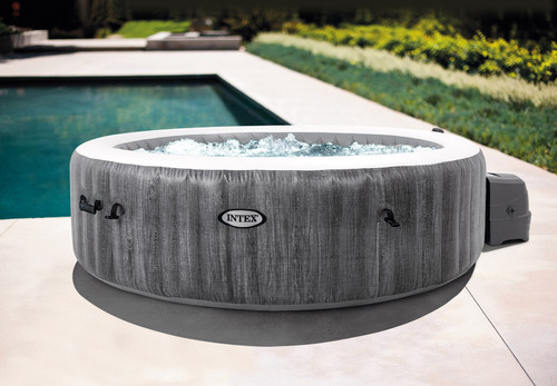 Intex PureSpa™ Greywood Deluxe Inflatable Hot Tub Set - 6 Person