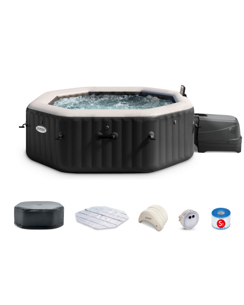 Intex PureSpa™ Jet And Bubble Deluxe Inflatable Hot Tub Set - 6 Person
