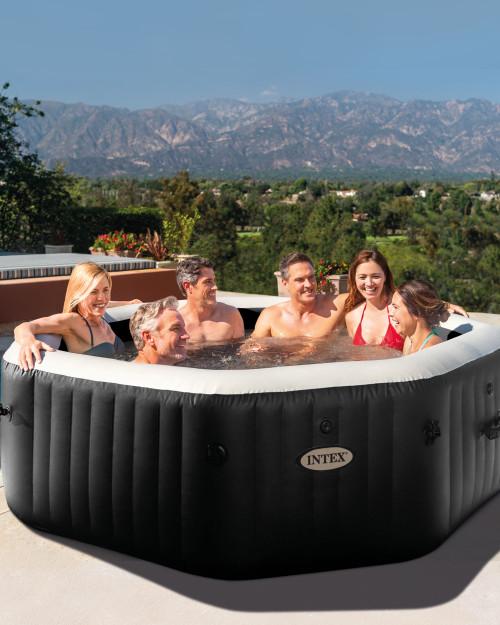 Intex PureSpa™ Jet And Bubble Deluxe Inflatable Hot Tub Set - 6 Person