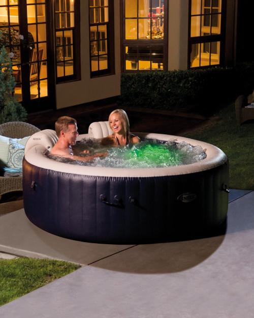 Intex PureSpa™ Plus Bubble Inflatable Hot Tub Set - 4 Person