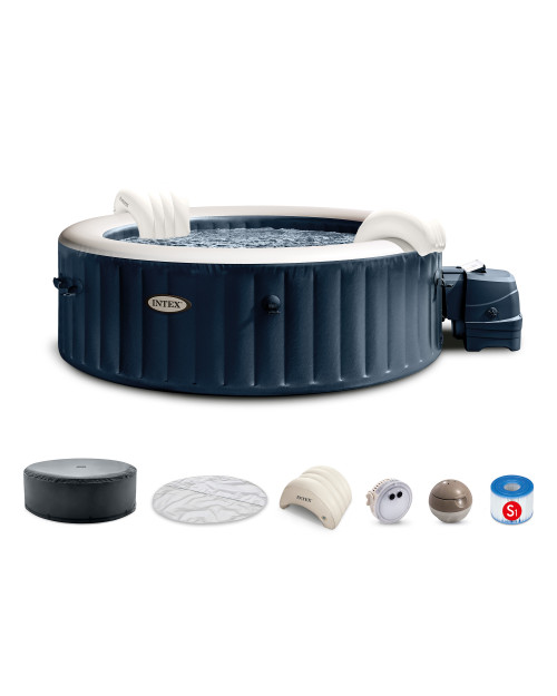 Intex PureSpa™ Plus Bubble Inflatable Hot Tub Set - 6 Person