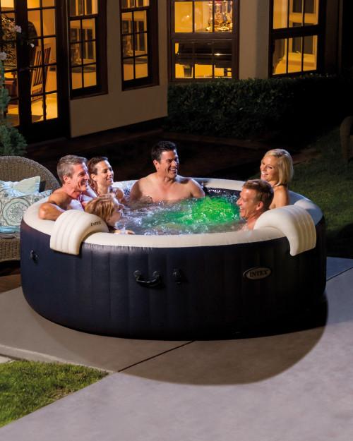 Intex PureSpa™ Plus Bubble Inflatable Hot Tub Set - 6 Person