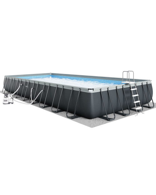 Intex Rectangular Ultra XTR® Frame Above Ground Pool W/ Sand Filter Pump - 32' X 16' X 52"
