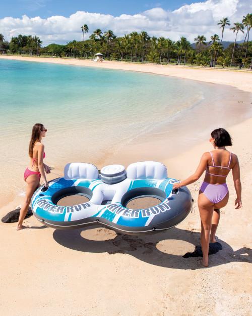 Intex River Run® 2 Inflatable Floating Lake Tube - Blue Rapids