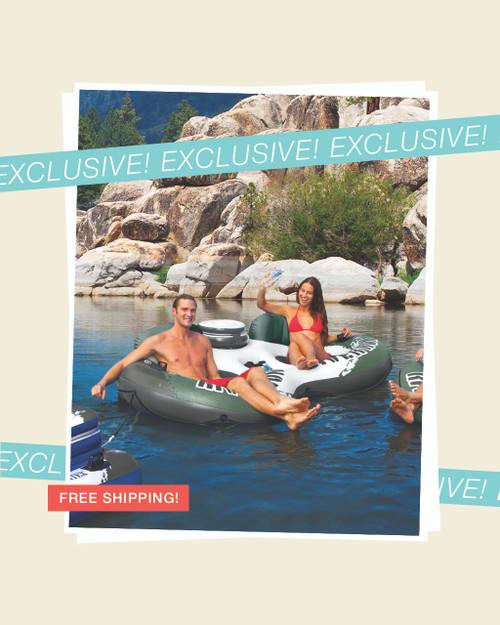 intex River Run® 2 Inflatable Floating Lake Tube - Green