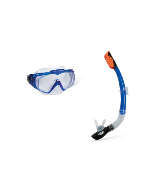 intex Silicone Aqua Sport Swim Mask and Snorkel Set