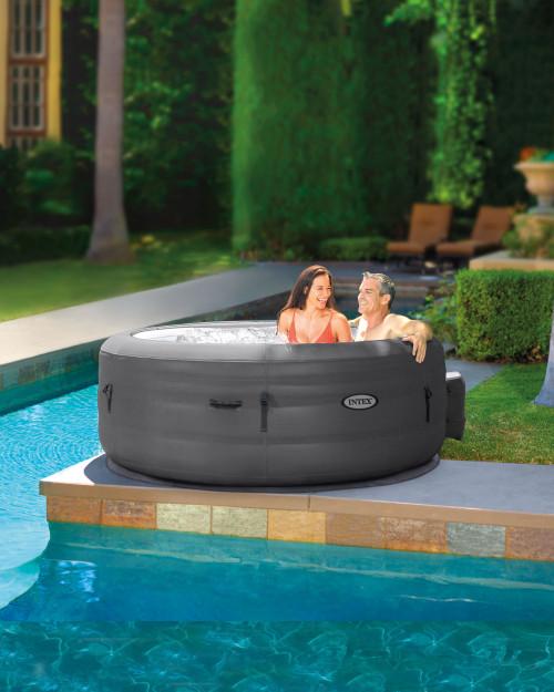 intex SimpleSpa Bubble Massage Inflatable Hot Tub 4 Person