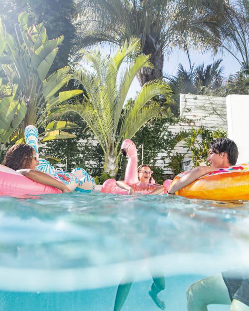 Intex Sparkling Glitter Flamingo Inflatable Pool Swim Tube