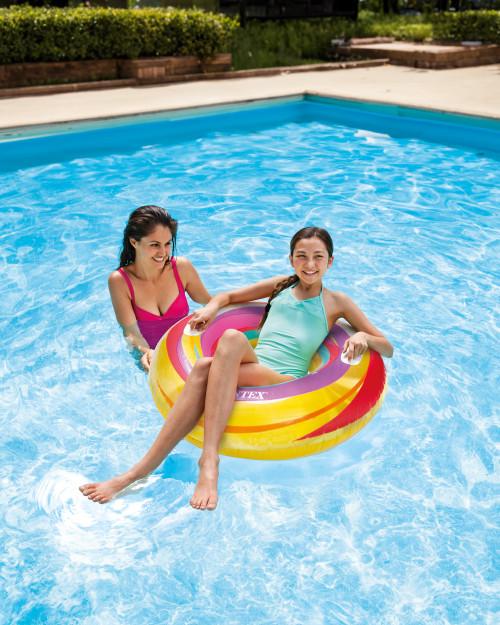 Intex Swirly Whirly Inflatable Pool Swim Tubes - Assortment