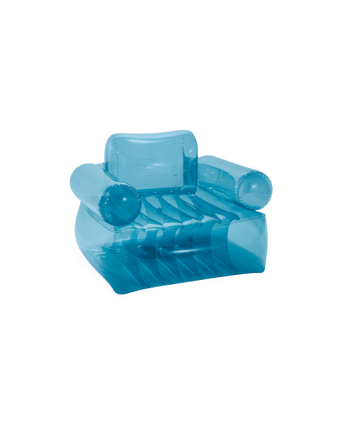 Intex Transparent Armchair Inflatable Lounge Chair - Blue