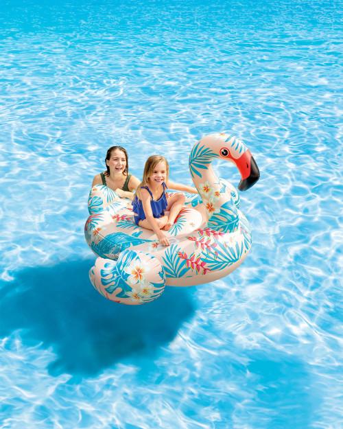 intex Tropical Flamingo Ride-On Inflatable Pool Float
