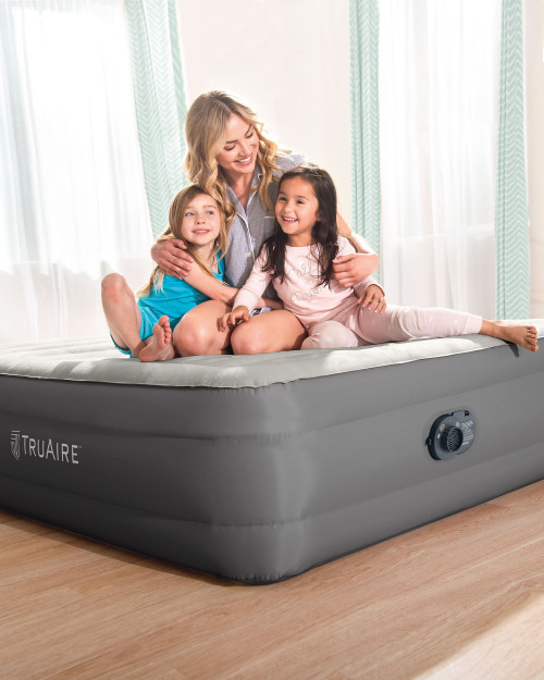 intex TruAire® Air Mattress 18" Queen w/ Built-In Electric Pump