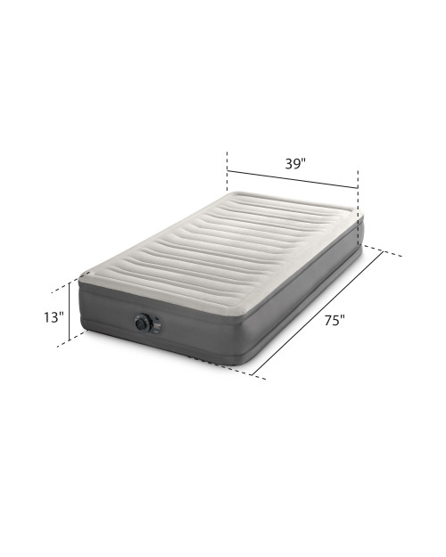 Intex TruAire® Comfort Plush Airbed W/ Fiber-Tech - Twin