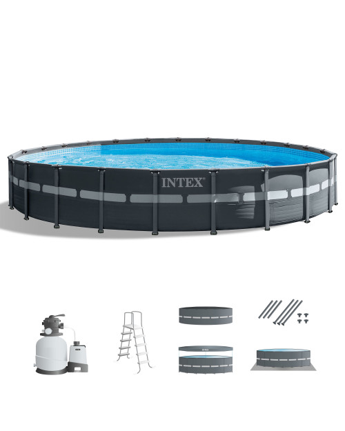 Intex Ultra XTR® Frame Above Ground Pool W/ Sand Filter Pump - 24' X 52"