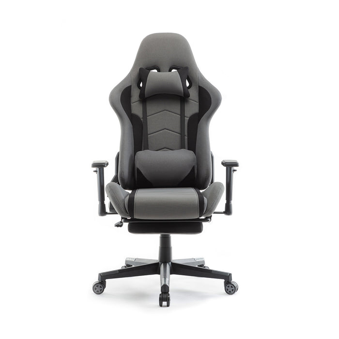 Intimate Wm Heart Rally Gaming Racing Chair Fabric-Charcoal Grey