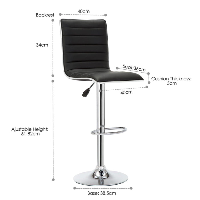 Intimate Wm Heart Toplo Modern Bar Office Stool-Stripe