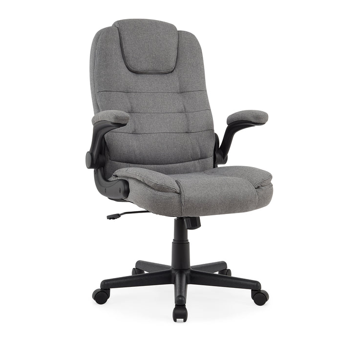 intimate wm heart Trebleo Low Back Executive Fabric Chair Flip up Armrest