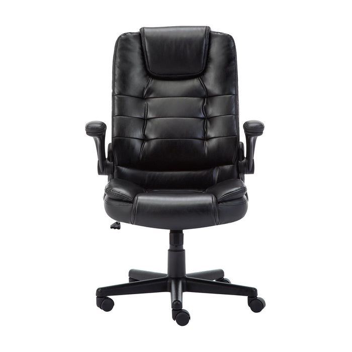 Intimate Wm Heart Trebleo Low Back Executive Leather Chair With Flip Up Armrest