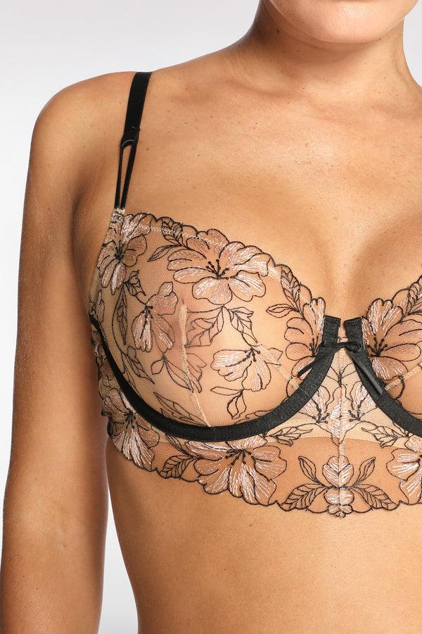 Intimo ABRIELLE BALCONETTE BRA Honeycomb