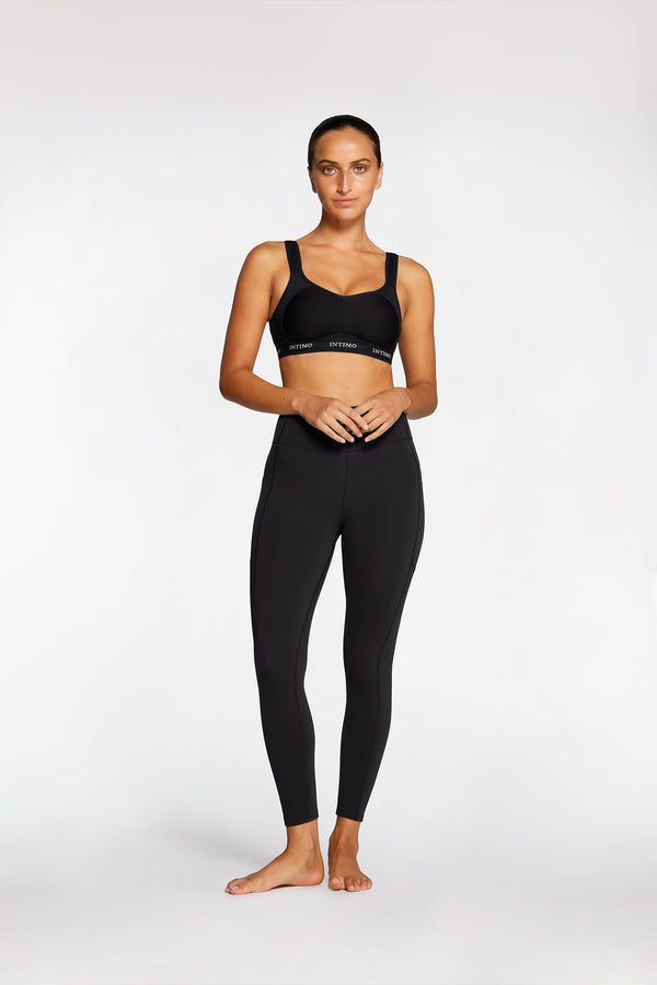 intimo ACTIVE CROSSBACK BRA Black
