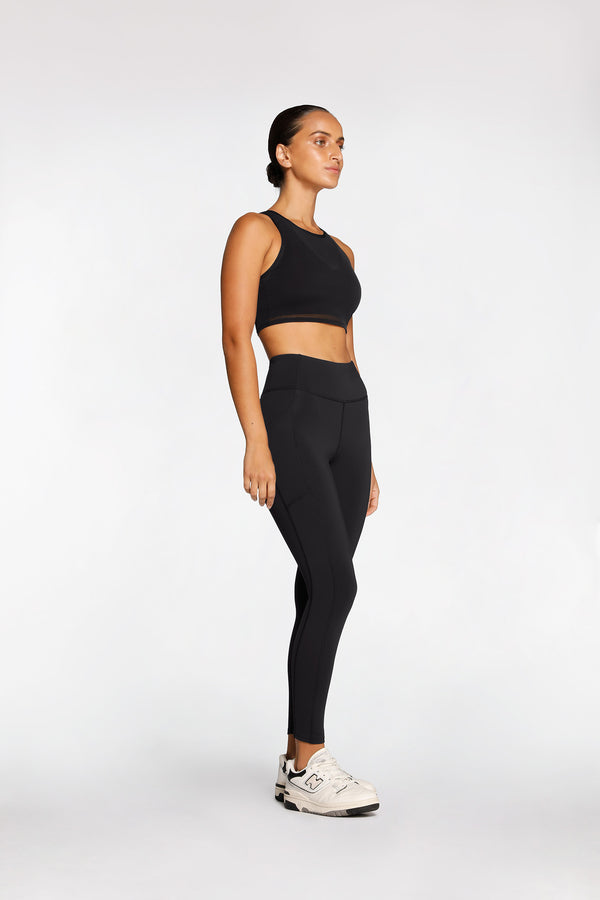 Intimo ACTIVE MESH CROP Black