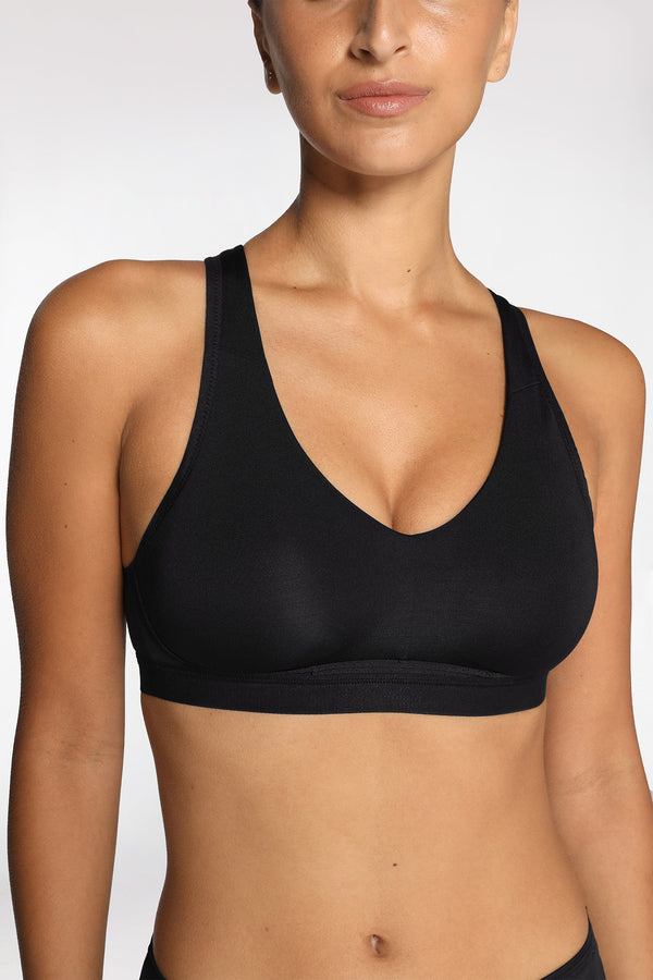 Intimo ACTIVE RACER BRA Black