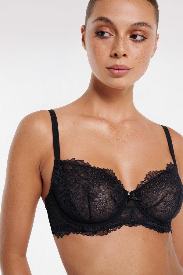 Intimo AMOUR BALCONETTE BRA Black