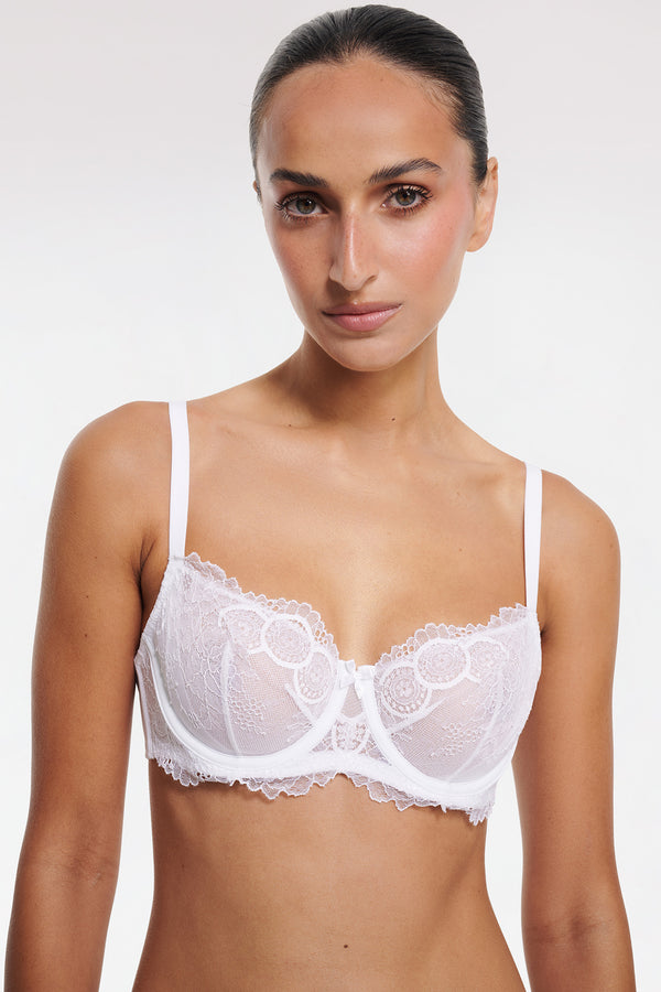 Intimo AMOUR BALCONETTE BRA White
