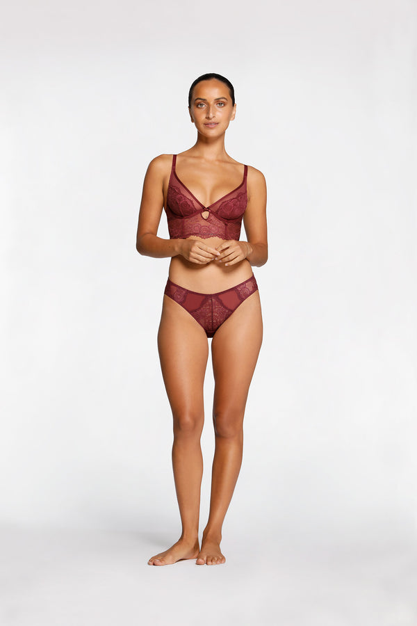 intimo AMOUR BIKINI BRIEF Rouge