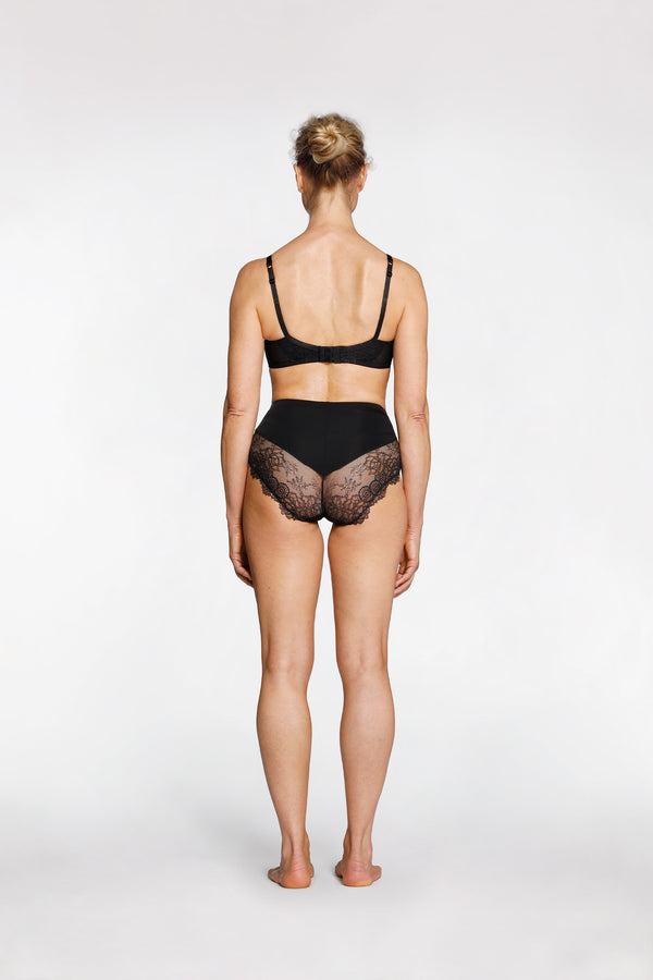 Intimo AMOUR HIGH BRIEF Black